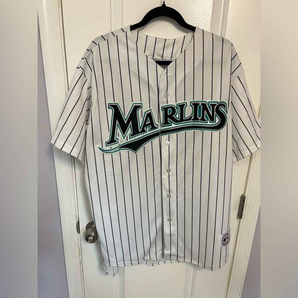 IVAN RODRIGUEZ MARLINS BASEBALL JERSEY